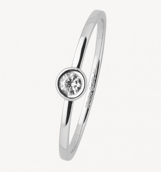 Xenox Fine Star-Bijou | Zarge Diamond and - Gold, White Collection Brands Watches Jewellery | Xenox | - 0.07ct. Ring Fine